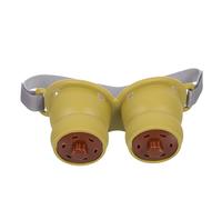 Beaupretty Occhiali Portatili per Moxibustione Occhi Supporto in Silicone e Plastica, Dispositivo Professionale per Rilassante degli Occhi, per Casa e Ufficio