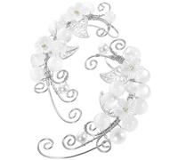Beaupretty Orecchini a Cuffia Accessori in Lega senza Piercing Decorativi con Simulazione di Gemma, Design Delicato e Creativo per Donne e Ragazze come Souvenir o Regalo