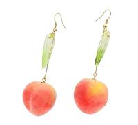 Beaupretty Orecchini Pendenti Color Pesca Per Ragazze Adolescenti Accessori Estetici Per Orecchie Decorazione