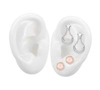 Beaupretty Orecchio Silicone Riutilizzabile per Vetrine Simulazione Orecchio per Esposizioni e Esercizi Piercing