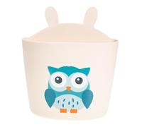 Beaupretty Organizer da Letto Sospensione per Culla in Beige con Design Gufetto Cesto Porta Pannolini e Accessori per Cameretta Ragazzo Ragazza per Comodino e Armadio