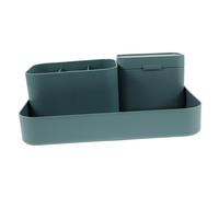 Beaupretty Organizer da Scrivania per Strumenti Nail Art in Tonalità Verde Soft Portaoggetti Multifunzionale con Vassoio Ampio e Portapenne per Ufficio Studio e Vanity