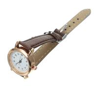 Beaupretty Orologio Donna Semplice Cinturino Pelle Marrone Piccolo Quadrante Digitale Classico Elegante Per Ragazze e Studentesse Regalo in Confezione Raffinata