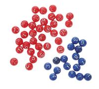 Beaupretty Palline da Bingo Colorate per Giochi Set 49 Palline Numerate per Feste e Eventi Divertimento per Adulti e