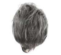 Beaupretty Parrucca Grigia Da Nonna - Parrucca Corta E Soffice Da Donna Per Palcoscenico Cosplay Halloween