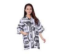 Beaupretty Parrucchiere Maniche Corte Uniformi Lavoro per Parrucchieri Abbigliamento Lavoro Resistenti e Traspiranti per Professionisti e Coloristi Design per a Casa