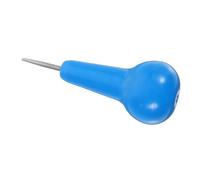 Beaupretty penna per scrivere cieca alimentazione cieca portatile Scrittore cieco penna stilografica gadget per non vedenti penne a stilo macchina da scrivere Acciaio inossidabile Blu