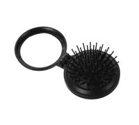 Beaupretty Pettine Ad Arco Spazzola Per Pettine Da Viaggio Piccoli Pettini Per Spazzola Da Viaggio Per Donna Spazzola Con Specchio Black Bicchiere