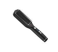 Beaupretty pettine lisciante sostituzione cinturini per orologi stand purificatore umidificatore premuto ve portatile portatili Piastra per pettine per lisciare i fibra Black