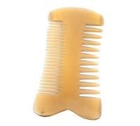 Beaupretty Pettine Massaggiante Corno per Donna Pettine Districante Denti Larghi e Fini Corno per Uso Domestico Viaggio