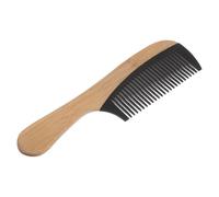 Beaupretty Pettine Per Baffi in Legno Denti Larghi Raschietto Per Mano Antistatico Pettine Massaggiante Portatile Per Tutti i Tipi