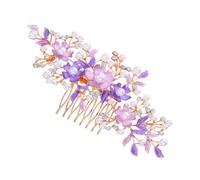 Beaupretty Pettine Sposa con e Fiori Accessorio per Acconciature Cerimonia Fermaglio per Matrimonio e Speciali