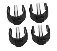 Beaupretty Pezzi Di Ricambio Per Bastoni Da Trekking, Morsetti a Forma Di c 4 Pezzi in Abs e Metallo, Lucchetti Per Bastoni Da Passeggio Per Attività Di Riabilitazione e Camminata