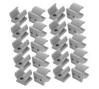 Beaupretty Pezzi Supporto Per Tubo Per Morsetto Supporto Per Tubo Per Sedile Del Wc Supporto Per Tubo Per Sedia Comoda In Pp Morsetto Di Montaggio Per Sedile Del Wc Grigio