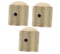 Beaupretty Pomelli per Chitarra Cupola in Metallo Dorato con Chiave Precisa Volume e Tono per Basso Elettrico Manopole Tuning Pegs per Strumenti Corda
