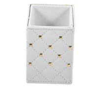 Beaupretty Portapenne Da Scrivania in Pu Contenitore Portaoggetti in Marmo Per Manicure Accessorio Da Scrivania