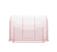 Beaupretty Portapenne Trasparente Per Nail Art Dischetti Struccanti Organizzatore Di Cosmetici Marcatore Borse Per Il Trucco Trasparenti Titolari Custodia Per Il Trucco Rosa Acrilico