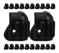 Beaupretty Protezione Angolare per Altoparlanti da Palco 32 Pezzi Paraspigoli in Plastica Nera Spessa Protezioni per Mobili e Apparecchiature Audio Adatti per Tavoli e Amplificatori