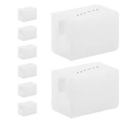 Beaupretty Protezioni Angolari in Silicone Morbido 8 Pezzi per Bordi Mobili e Maniglie Armadio, Copertura Completa per Sicurezza Bambini in Casa e Cameretta