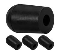 Beaupretty Puntale in Gomma per Contrabbasso 10mm, Set 4 Pezzi, Cuscinetto Antiscivolo per Puntale Basso, Accessori per Strumenti Musicali, Protezione Stabile per Esecuzioni