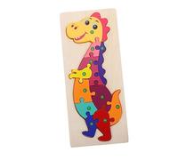 Beaupretty Puzzle Educativo Legno per Apprendimento Precoce con Animali Sviluppo delle Abilità e Cognizione Dei Colori Sicuro e Resistente per AI