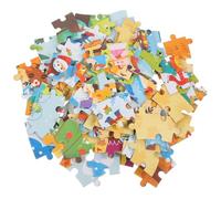 Beaupretty Puzzle in Legno Rotondo con Animali della Educativo Divertente per Puzzle Montessori Sicuro per Sviluppo Coordinazione Occhio Mano Regalo