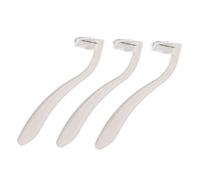 Beaupretty Rasoio per Peli del Corpo da Donna 3 Pezzi Tagliacapelli Portatile in Plastica e Acciaio Depilatore Manuale Mini per Gambe Braccia e Zona Intima per Viaggi e Rasatura Delicata
