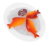 Beaupretty Realistic Artificial Fish Display Model For Photography Party Props Faux Seafood Plate For Culinary Presentation And Visual Marketing