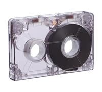 Beaupretty Registratore Audio Cassette Vuote Minuti Trasparente per Messaggi Musicali Interviste DIY Nastro Registrabile per Progetti Creativi e Vintage