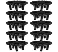 Beaupretty Rialzi per Sottovasi da 12 CM, 10 Pezzi Pannelli Grigliati per Drenaggio e Isolamento delle Radici, Adatti a Vasi da Interno e Giardino