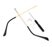 Beaupretty Ricambio Stanghette Occhiali a Molla in Metallo Oro, Coppia | Occhiali e Occhiali da Sole, Punta Terminale, Sostituzione Aste, Accessorio di Riparazione