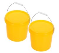 Beaupretty Rubinetto Per Acqua in Plastica 2 Pezzi Secchio Vuoto A Prova Di Perdite Per Hotel Giardino Campeggio Coperchi