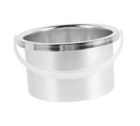Beaupretty Scaldacera Elettrico Pentolino Crogiolo in di Alluminio Diametro 105 Mm Sicurezza Avanzata Ciotola per Fusione Cera Macchina per Depilazione Facile da Usare