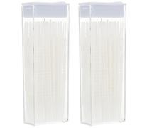 Beaupretty Scovolino Interdentale Ergonomico 120 Pezzi Bianco Spazzolino Dentale Portatile per Uso Quotidiano e Viaggio Accessorio Pulizia Gengive e Denti Piccolo per Casa e Esterni