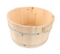 Beaupretty Secchio Per Pediluvio Legno Di Carbonizzato Tinozza Profonda Per Lavaggio Piedi e Lavanderia Vasca Per Casa Design Sicuro e Pratico Senza Vernice