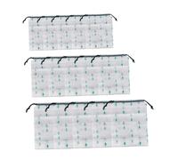 Beaupretty Set 15 Pezzi Borse da Viaggio Coulisse a Forma di Cactus Borsa Smerigliata Trasparente Tre Misure per Organizzare Trucchi Vestiti e Accessori Durante i Viaggi