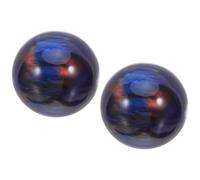 Beaupretty Set 2 Palle da Ginnastica in Resina 50Mm Marmorizzate per Terapia della Mano e Allenamento Dita Palline Antistress Decorazione da Tavolo per Casa e Ufficio Strumenti