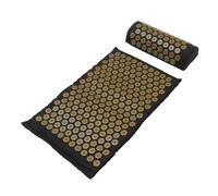 Beaupretty Set 2 Pezzi Materassino e Cuscino per Massaggio Shiatsu con Borsa, Tessuto Cotone Lavabile, Facile da Trasportare per Rilassamento e Fisioterapia