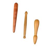 Beaupretty Set 3 Bastoncini per Massaggio Piedi Allevia Affaticamento e Relax in Legno Naturale, Strumenti per Massaggio Plantare e Digitopressione Ascoltando Musica