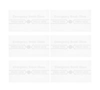 Beaupretty Set 6 Pezzi Copertura Trasparente in Vetro Frangibile per Allarme Antincendio, Pannello di Ricambio Resistente Alte Temperature per Interruttore Manuale, Protezione per Punto