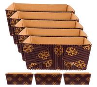 Beaupretty Set da 25 Stampi di Carta Resistenti al Calore per Dolci, Design Creativo e Impilabile, per Eventi di Ristorazione Indoor e Outdoor, Dimensioni 8x7,5x3 Cm