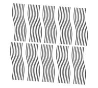 Beaupretty Set Di Bastoncini Diffusori 100 Pezzi Diffusori in Fibra Per Nero 25x0 5 Cm