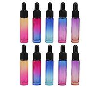 Beaupretty Set Di Flaconi in Da 10 Ml Contagocce Flaconi Per Profumo A Prova Di Perdite Contenitore Per Liquidi Elegante Da Viaggio