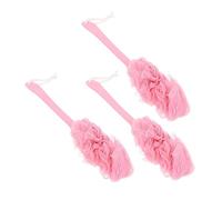 Beaupretty Set Di Spazzole Da Bagno Pratiche Con Manico Da 3 Pezzi Scrubber Per Il Corpo Per La Pulizia Dei Piedi Posteriori Ed Esfoliazione