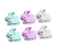 Beaupretty Set Di Spazzole Massaggianti Per Il Bagno Dei Bambini 6 Pezzi Realizzate in Materiale Sicuro Massaggio Delicato Adorabile Forma A Cartone Animato Perfette Per Lora Del Bagno.