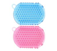 Beaupretty Spazzola Massaggio Corpo Design a Guanto Esfoliante in Pvc 2 Pezzi per Doccia e Vasca da Bagno