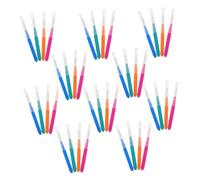 Beaupretty Spazzolini Interdentali Acciaio Inox 40 Pezzi Set Push-pull per Pulizia Apparecchio Ortodontico Igiene Orale Quotidiana Casa Viaggio Ufficio