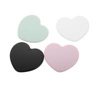Beaupretty Specchio per Il Trucco a Forma di Cuore 4 Pezzi Specchio da Viaggio Portatile Compatto per Donne Accessorio di Bellezza alla Moda Ad Alta Definizione