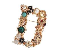 Beaupretty Spilla A Forma Di Lettera Spilla Decorativa Spilla Da Colletto Spille Colorate Per Donne Spilla Per Abito Spilla Con Lettere Dell'Alfabeto Spilla Per Feste Spilla Per