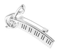 Beaupretty Spilla a Musicale in Metallo per Abbigliamento Spilla Decorativa a Pianoforte per Amanti della Accessorio Distintivo per